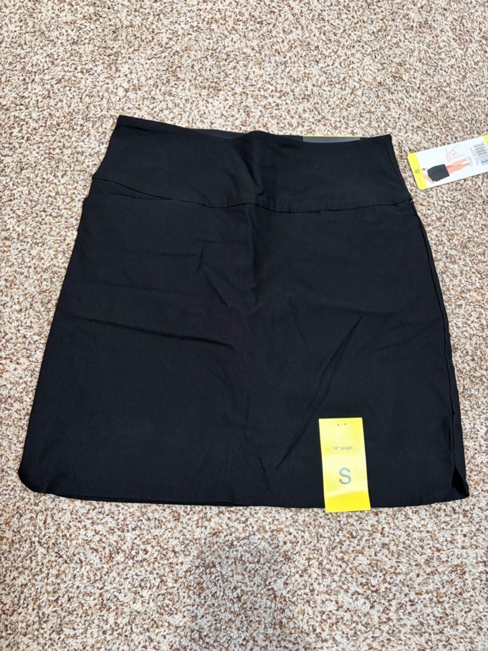 Black Pull-On Skort with Tummy Control and Front Pockets NWT - Picture 4 of 9